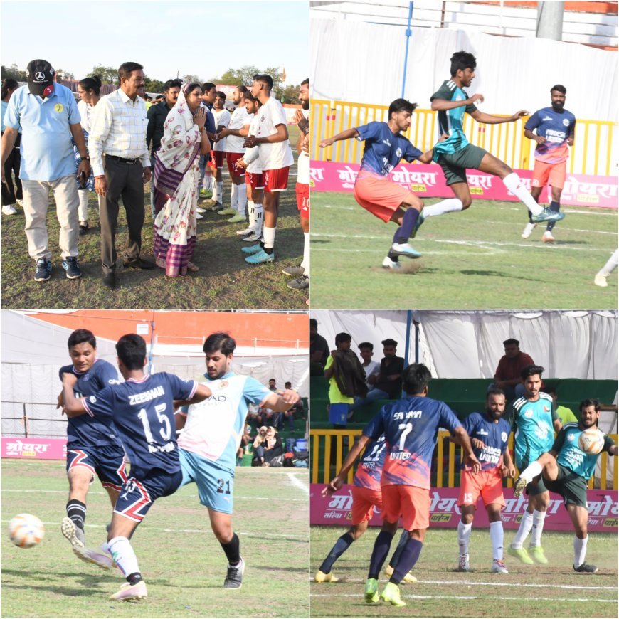 वर्धन के दो गोलों की बदौलत राज मोहल्ला इन्दौर ने किया बड़ा उलटफेर