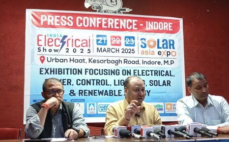 ओलंपिया एग्जिबिशन प्राइवेट लिमिटेड द्वारा इंदौर में होगा तीन दिवसीय इंडिया इलेक्ट्रिकल