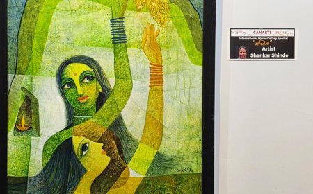 पुरुषों के जीवन में महिलाओं की भूमिका को व्यक्त करती कला प्रदर्शनी " अस्तित्व "