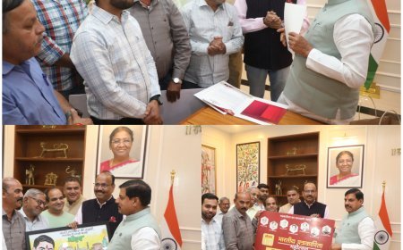 मुख्यमंत्री डॉ. मोहन यादव को भेंट किया पत्रकारिता महोत्सव का निमंत्रण