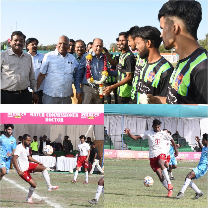 बिल्डप क्लब और एन.एफ.ए. नीमच की धमाकेदार जीत