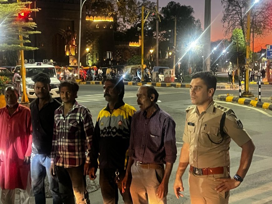 लेफ्ट टर्न बाधित न करने व यातायात को सुगम बनाने के लिए की, वाहन चालकों से नियमों के पालन की अपील।