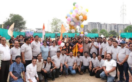 पीपल्याहाना, पॉथ ग्राउंड पर अग्रवाल प्रीमियर लीग-25 का रंगारंग शुभारंभ