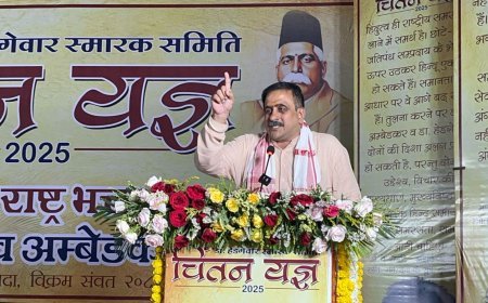 अम्बेडकर के जीवन का केंद्र था राष्ट्र, उन्होने प्रत्येक निर्णय राष्ट्रहित में ही लिये