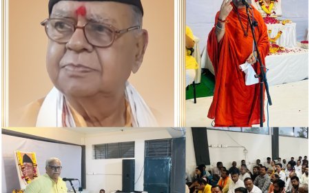 राष्ट्रीय स्वयंसेवक संघ के वरिष्ठ प्रचारक स्व श्री प्रकाश जी सोलापुरकर की श्रद्धांजलि सभा  सुदर्शन कार्यालय पर हुई।