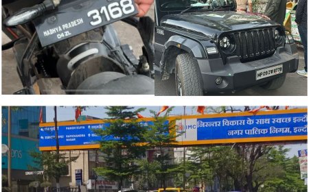 यातायात पुलिस का "सघन जागरूकता अभियान"  वाहन चालकों की सराहा भी,  नम्बर प्लेट, ब्लैक फिल्म, हूटर, मोडिफाईड सायलेंसर, रॉंग साइड वाहन चलाने आदि नियमो का उल्लंघन के बने चालान उल्लंघन करने पर कार्यवाही