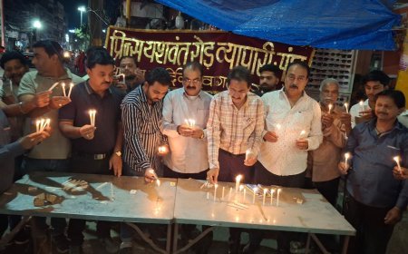 यशवंत रोड़ व्यापारी संघठन व्यापारियों ने दी श्रद्धांजलि