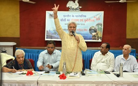 शहर के परंपरागत जल स्त्रोतों को प्रदूषण और अतिक्रमण से बचाए बिना हमारे प्रयास सार्थक नहीं  होंगे–डॉ. राजेंद्र सिंह 