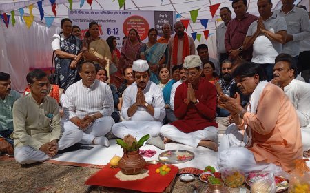 मालवा उत्सव भूमि पूजन 30 अप्रैल को संपन्न  मालवी लोकगीत गायन कार्यशाला 4 मई को