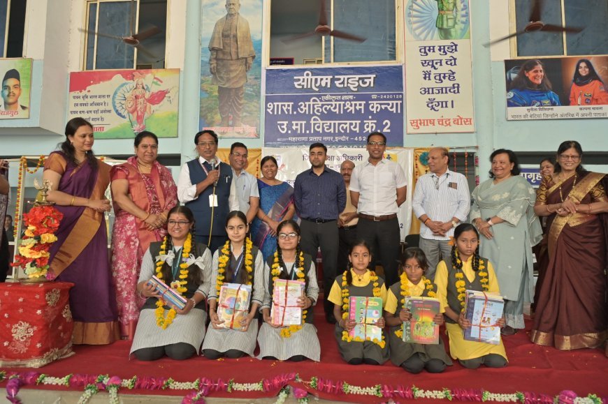 कलेक्टर आशीष सिंह की उपस्थिति में सीएम राइज स्कूल में मनाया गया प्रवेशोत्सव