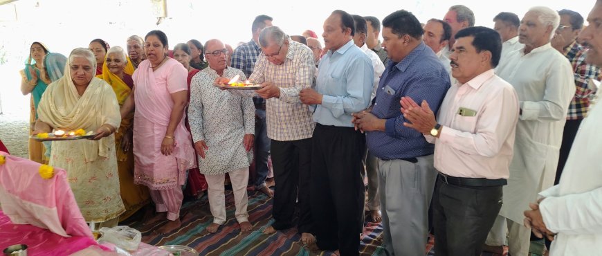 छत्रीबाग रामद्वारा पर 32 वर्षों तक सत्संग की गंगा बहाने वाले संत का पुण्य स्मरण