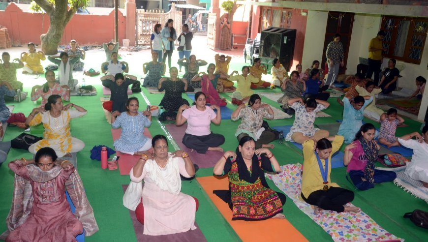 अनूप नगर में महिलाओं के लिए शुरू हुआ तीन दिवसीय निशुल्क योग शिविर 