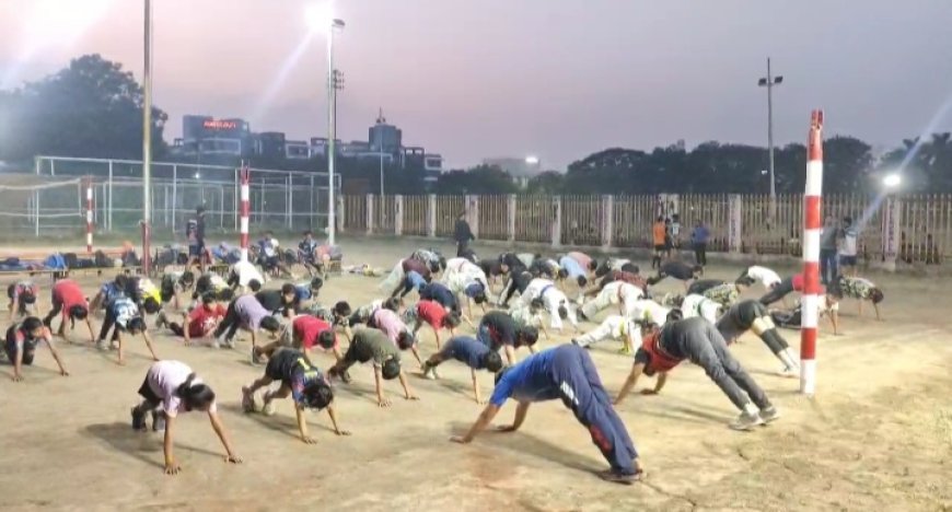 क्रीड़ा भारती के स्थापना दिवस पर एक लाख सूर्यनमस्कार महायज्ञ 