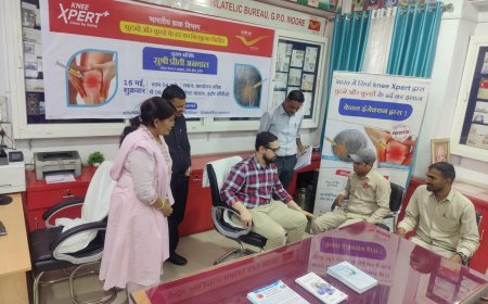 डाक कर्मचारियों हेतु विशेष निःशुल्क जॉइंट हेल्थ अवेयरनेस केम्प आयोजित