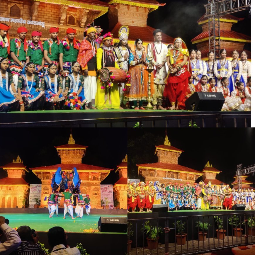 मालवा उत्सव का  शुभारंभ कलाकारों के द्वारा* *बधाई, कर्मा, राठवा ,करमा सेला नृत्य हुए* *शिल्प बाजार हुआ गुलजार प्रतिदिन शुरू होगा 4:00 बजे* *दीप प्रज्वलन से मालवा उत्सव का शुभारंभ*