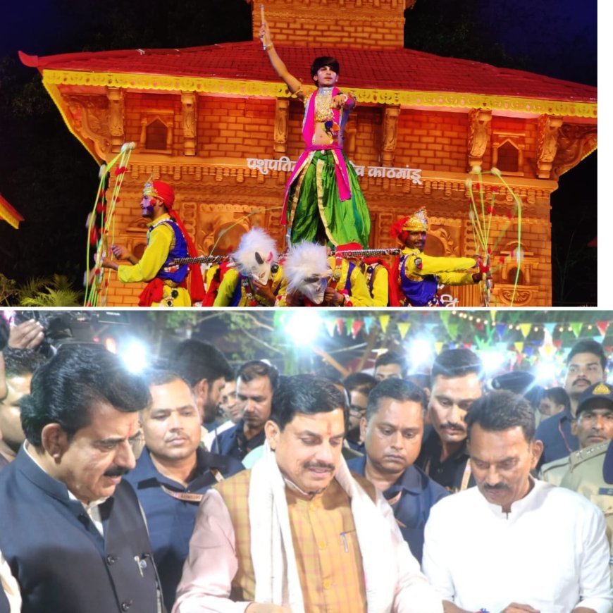 ढोल कुनिता, गरबा मनियारो रास, बरेदी ,गणगौर ,गुडूम बाजा ने जमाया रंग* *भीड़ भरा माहौल नजर आया आज मालवा उत्सव में*