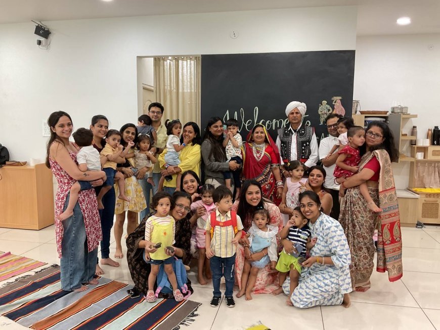 झाबुआ से आये पदमश्री रमेश परमार जी और श्रीमती शांति परमार जी की डॉल मेकिंग और पेपर माचे कला के सत्र ने इंदौर वासियो को लुभाया