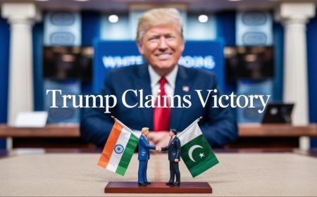 फिर ट्रम्प चर्चा में -   8वीं बार दोहराया- भारत-पाक जंग मैंने  रुकवाई