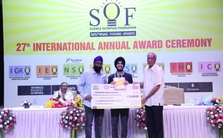 इंदौर के छात्र को मिला इंटरनेशनल रैंक और गोल्ड मैडल 