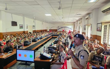 पुलिस ट्रैनिंग कॉलेज में नवारक्षको के लिए ट्रैफिक मैनेजमेंट ट्रैनिंग का आयोजन