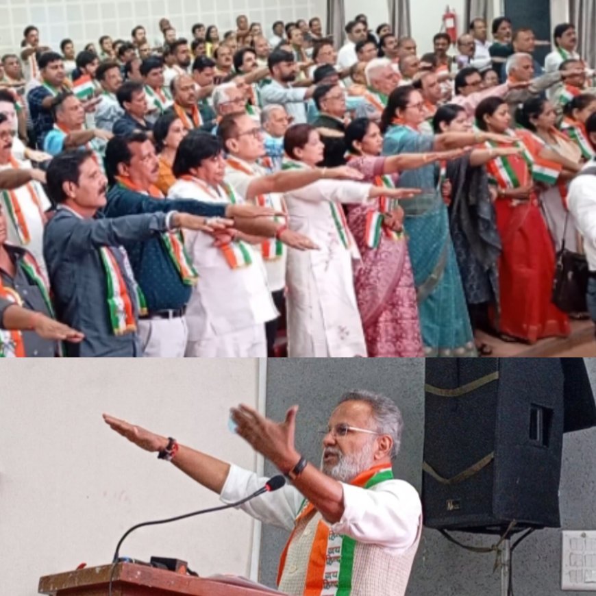 अहिल्या चेम्बर्स कॉमर्स ऑफ इंड्रस्ट्रीज के तत्वाधान आज 125व्यापारिक संगठनों के पदाधिकारी वोकल फॉर लोकल व्यवसायिक  सहभागिता की शपथ लेकर बनाया इतिहास