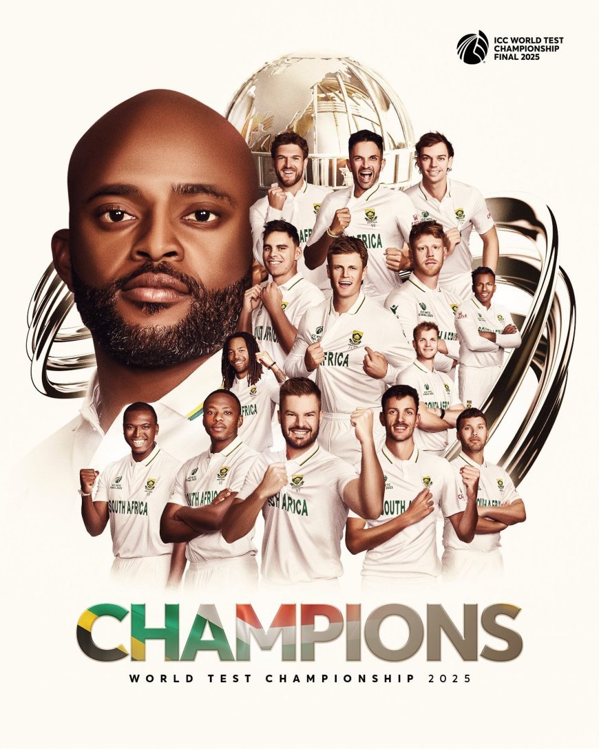 साउथ अफ्रीका पहली बार बनी वर्ल्ड टेस्ट चैंपियन!