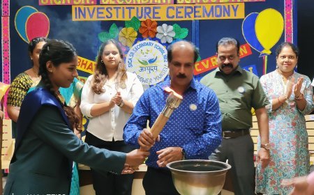 सिका सी.से.  स्कूल नं. 2 में शैक्षणिक सत्र 2025-26 का शपथ ग्रहण  समारोह बड़े उत्साह, गरिमा और अनुशासन के साथ आयोजित