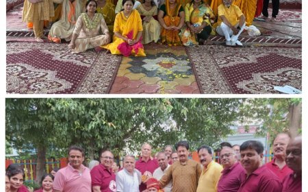 तुलसी नगर,  महालक्ष्मी नगर में में गुरु पूर्णिमा महोत्सव: योग गुरुओं का हुआ सम्मान*