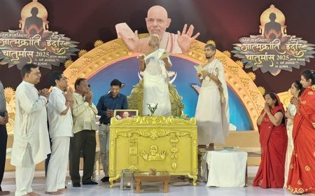 धर्म, संस्कार और सेवा की पहली सीढ़ी है विनम्रता सफलता के शिखर तक पहुंचने के लिए ‘नमो’ को आत्मसात करें – प.पू. आचार्य विश्वरत्न सागर