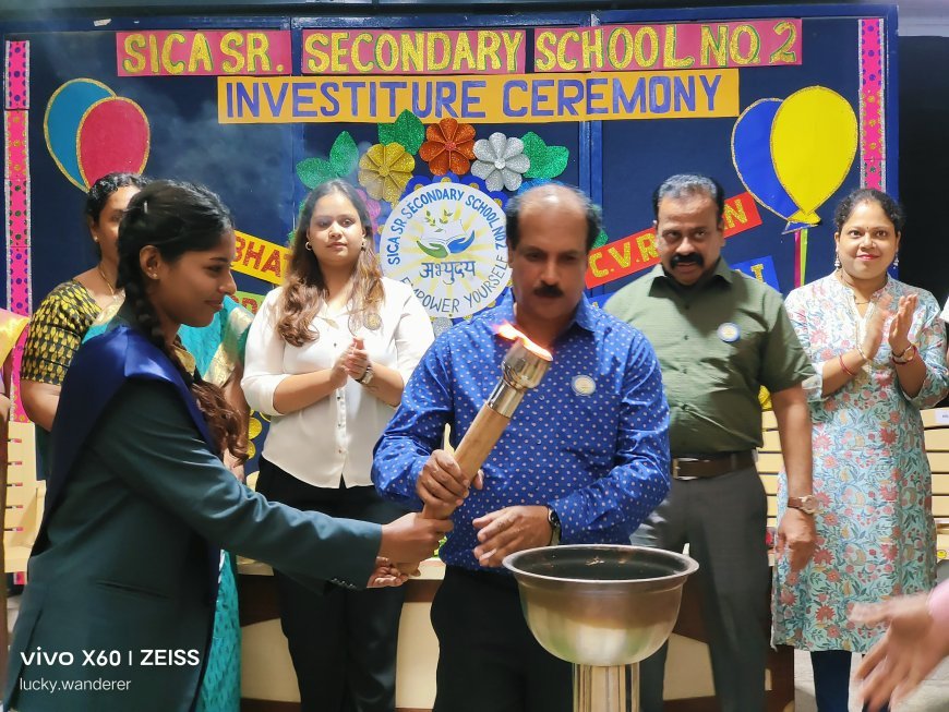 सिका सी.से.  स्कूल नं. 2 में शैक्षणिक सत्र 2025-26 का शपथ ग्रहण  समारोह बड़े उत्साह, गरिमा और अनुशासन के साथ आयोजित