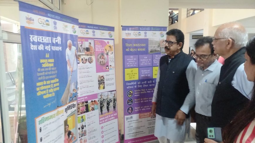 मोटे अनाज से बने व्यंजनों की प्रदर्शनी