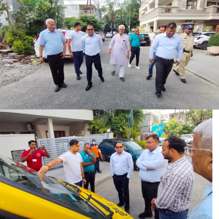 इंदौर के स्वच्छता मॉडल देखने आए उत्तर प्रदेश के अर्बन सेक्रेटरी