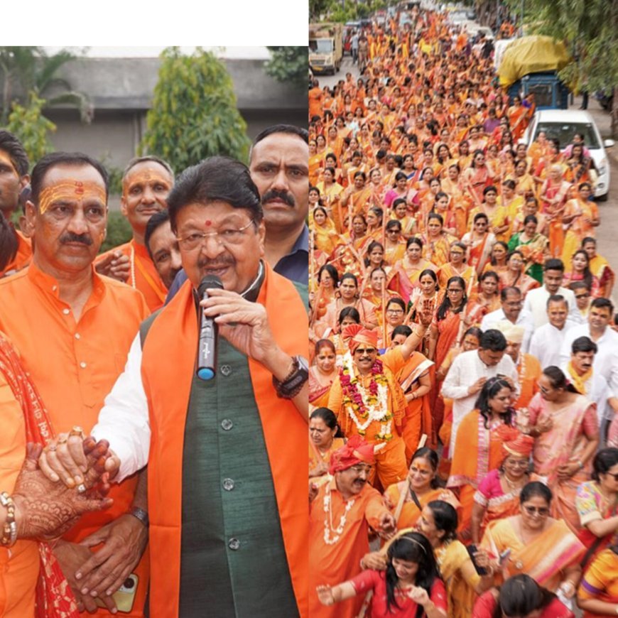 संस्था माहेश्वरी कुटुम्ब की जय महेश कावड़ यात्रा ने समूचे पश्चिम क्षेत्र को भिगोया भोले की भक्ति  में