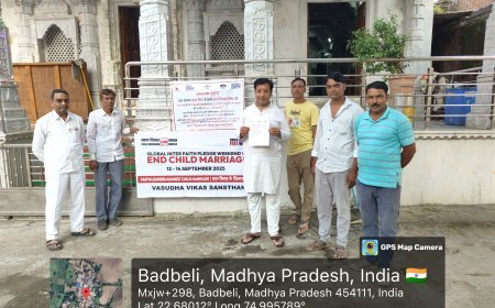 बाल विवाह रोकथाम को लेकर जिलेभर में हो रही,  (शपथ)