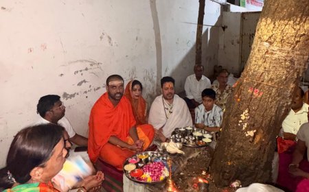 विद्याधाम पर चल रहे अनुष्ठानों की पूर्णाहुति