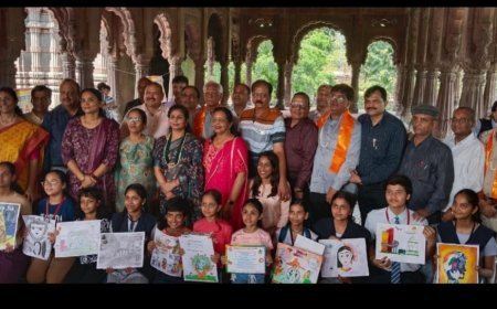 अग्रसैन सोशल ग्रुप द्वारा कृष्ण पूरा छतरी हॉल में 28 वी खुली चित्रकला प्रतियोगिता का आयोजन  सम्पन्न। 