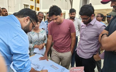 प्रधानमंत्री आवास योजना अंतर्गत निर्मित एवं निर्माणाधीन आवासों का निरीक्षण* 