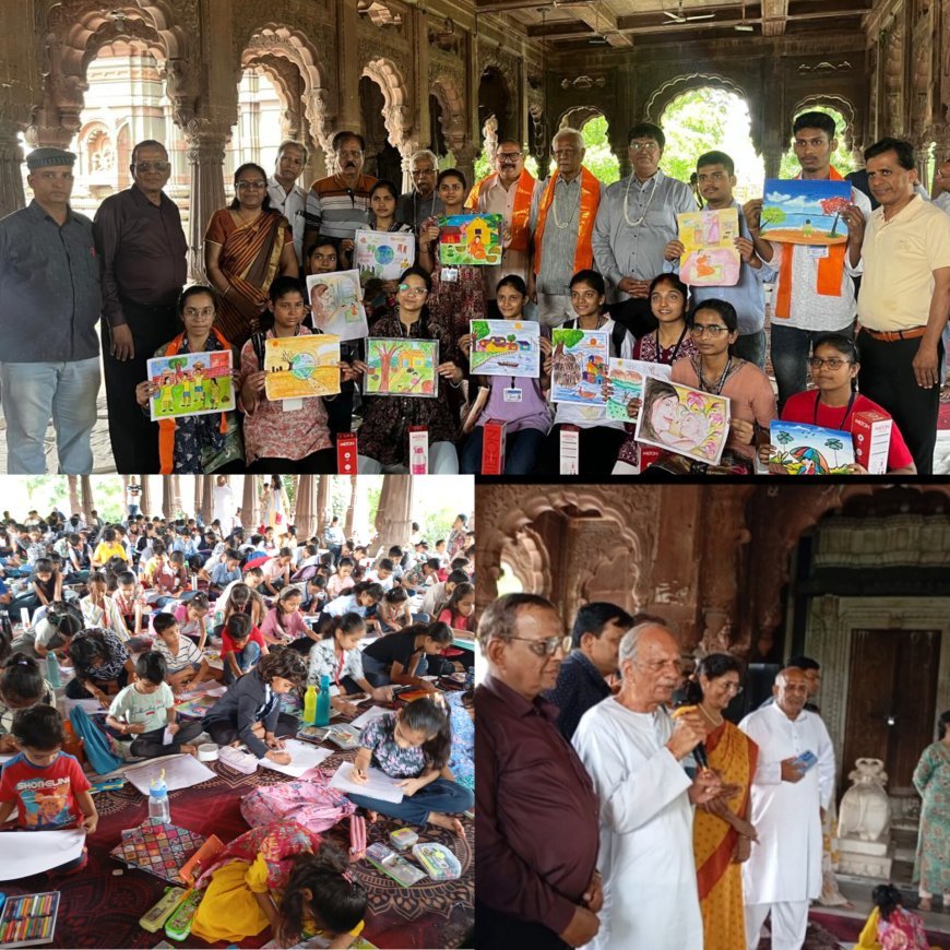 अग्रसैन सोशल ग्रुप द्वारा 28 वी खुली चित्रकला प्रतियोगिता का आयोजन  सम्पन्न। 