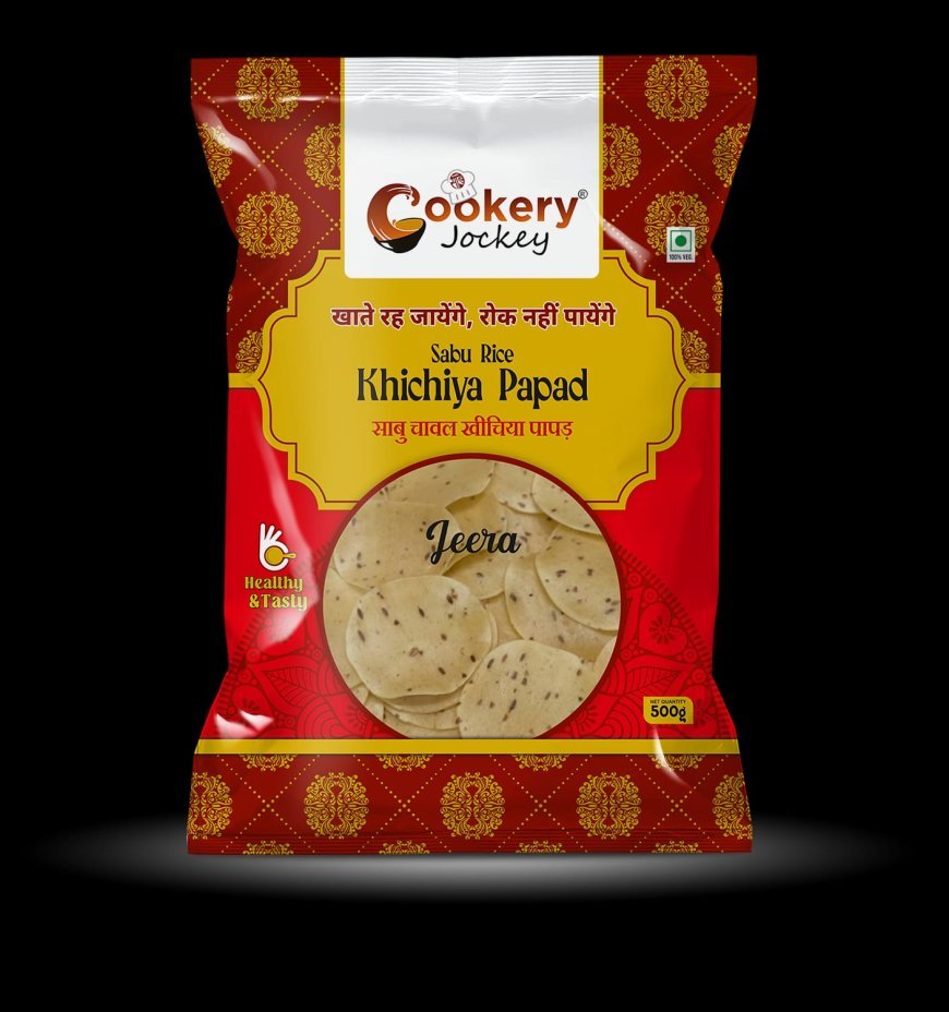 साबु का नया स्वादिष्ट पोषक उत्पाद "कुकरी जॉकी® खीचिया पापड़" बाजार में लांच*