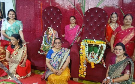 दूल्हे शालिग्राम की धूमधाम से निकली बरात,