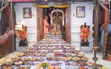 व्यंकटेश बालाजी को लगा छप्पन भोग एवं अन्न कूट महोत्सव सम्पन्न,*