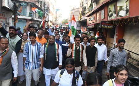 सरदार   वल्लभभाई पटेल के 150 वर्ष  में  सैकड़ों माय भारत वालंटियर्स ने किया यूनिटी मार्च