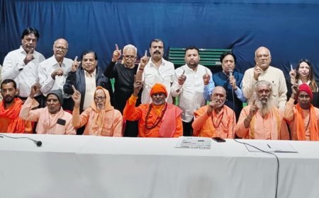 अखंड धाम पर 58 वें अ.भा. अखंड  वेदांत संत सम्मेलन का सात दिनी आयोजन 4 दिस से