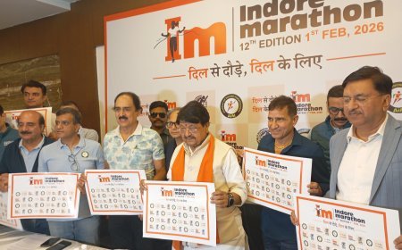 दिल से दौड़े, दिल के लिये” थीम पर होगी इंदौर मैराथन