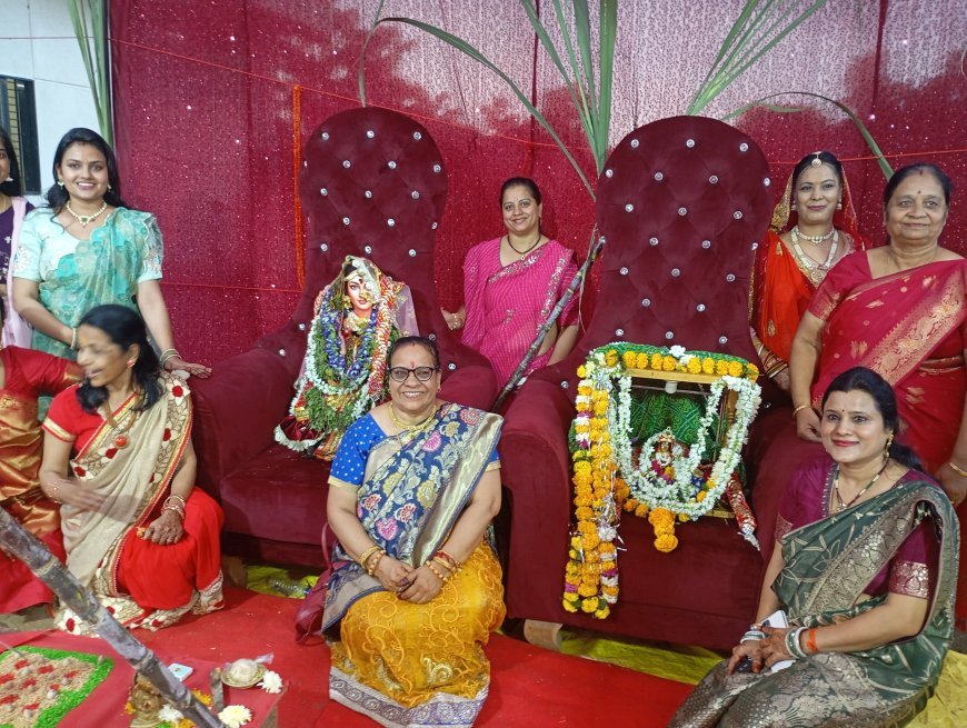 दूल्हे शालिग्राम की धूमधाम से निकली बरात,