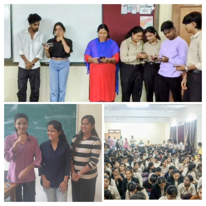 श्री वैष्णव कॉलेज ऑफ आर्ट्स एंड कॉमर्स में सांस्कृतिक गतिविधियों के साथ मध्यप्रदेश स्थापना दिवस का उत्सव