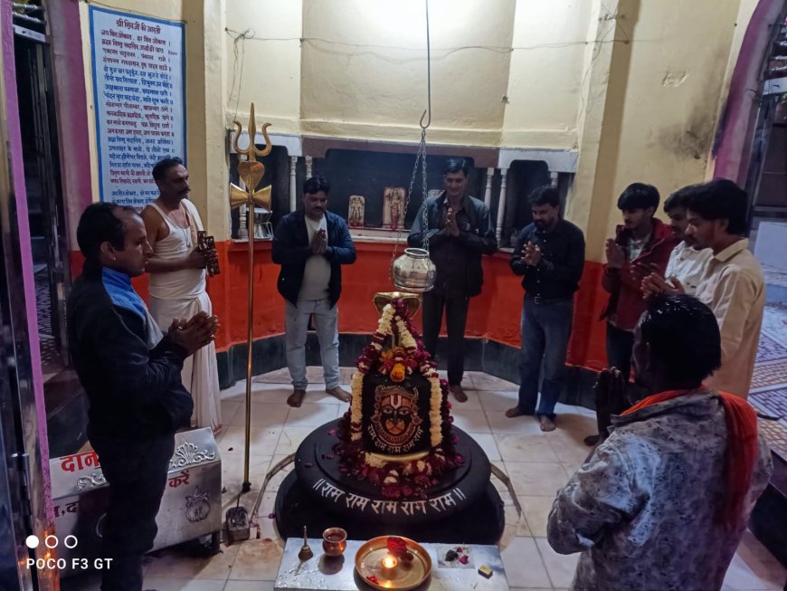 झीर्णेश्वर धाम पर हुआ आकर्षक श्रंगार, शिव बने हनुमान,