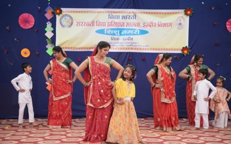 शिशु नगरी में शिशुओं ने बसाई शिक्षा,कला, विज्ञान, की नगरी*