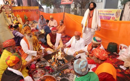 स्थापना महोत्सव का समापन; सादगी से मना जन्मोत्सव, लगा स्वास्थ्य व रक्तदान शिविर