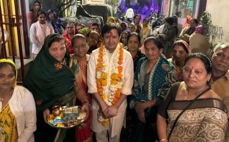 क्षेत्र 1 के वार्ड 17 में 1 करोड़ 88 लाख के 6 विकास कार्यों का किया लोकार्पण